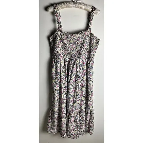 sea zippy smocked midi dress Sail To Sable Smocked Waist Midi Dress